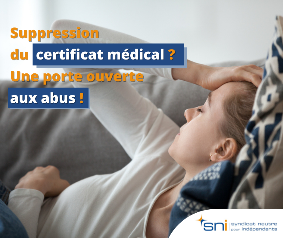 Supprimer les certificats médicaux pour une maladie de courte durée : la porte ouverte aux abus